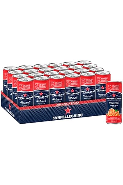 San Pellegrino Naturali Aranciata Rossa Orangen-Blutorangen-Limonade ...